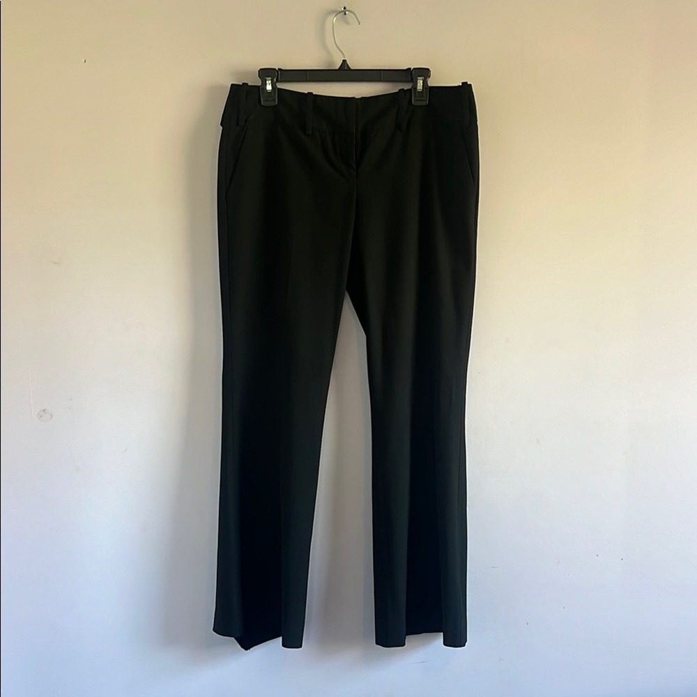 Black Dress Pants with Flare-Leg Cut
